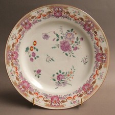 Assiette - Famille rose -