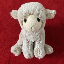 ?? Adorable Peluche Doudou Agneau Mouton Chiné Beige 17 Cm DANI CRÉATIONS