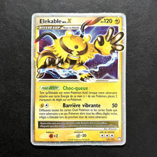 Carte Pokemon Elekable Niv X 121/123 Diamant Et Perle Trésor Mystérieux 