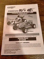 THUNDER TIGER Phoenix STII  BXII manuel d'instruction