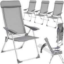 Lot 4 Chaises Jardin Pliantes