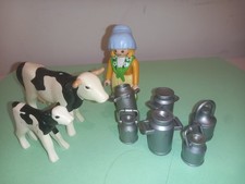 Playmobil fermière traite