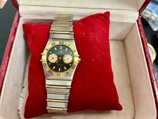 Montre Omega Constellation Or et Acier Diamants année 2000-2007