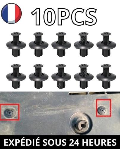 Rivets plastique clips - 10,