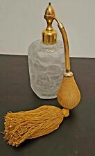 ANCIEN GRAND VAPORISATEUR EN VERRE CRAQUELER MARCEL FRANCK S.G.D.G TRANSPARENT