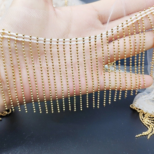 Maille perlé chaîne - 1.8m,