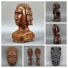 Afrique Lot 6 bustes masques