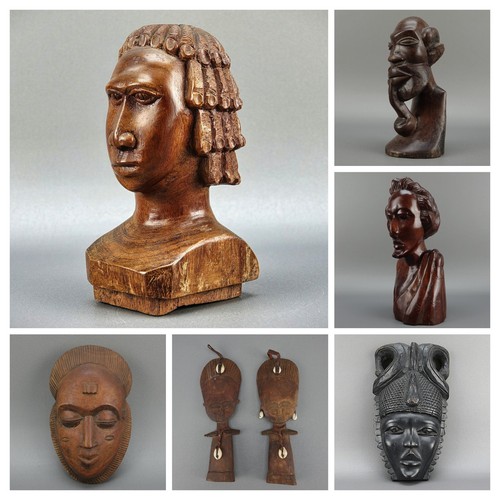 Afrique lot bustes - bustes, masques