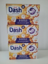 Lessive Dash 2 en 1 ambre et