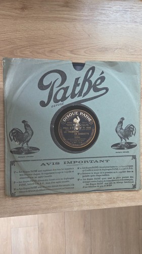 Disque vinyle pathé à - vinyle,