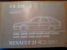Renault 21 R21 hayon + Quadra - 1989 à 1992 : catalogue pièces PR1176-3