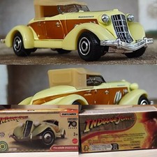 Matchbox 1936 Auburn Speedster 851 Film Indiana Jones Voiture Miniature ~ 1/60