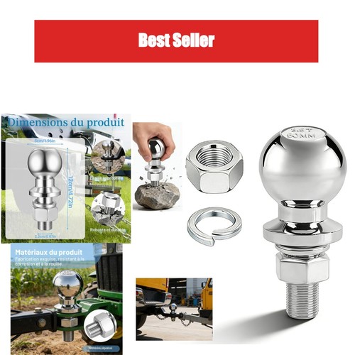 Boule attelage 3 5t - 50, mm