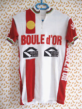Maillot Cycliste vintage Boule d'Or Colnago Freddy Maertens Acrylique jersey - M