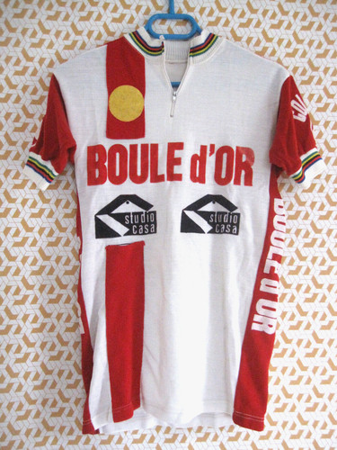 Maillot cycliste vintage boule - maillot,