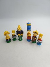THE SIMPSONS 3D CHESS MINI FIGURINES BART GRAND-PÈRE LISA MAGGIE PIÈCES DÉTACHÉES LOT DE 6 PIÈCES