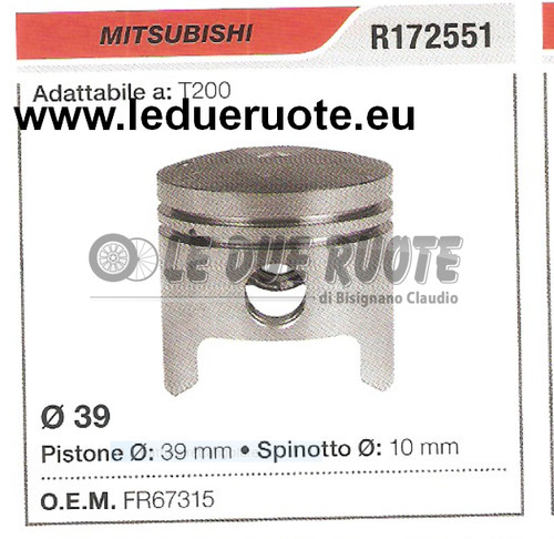 Fr67315 piston complet - fr67315,