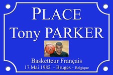 RÉPLIQUE PLAQUE RUE BASKET