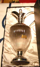 superbe Carafe à vin Etains du Manoir et cristal