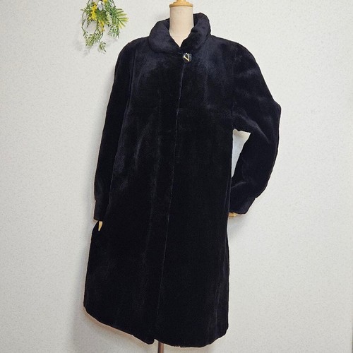Manteau long fourrure de - long, en