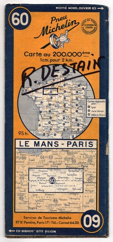 Carte michelin paris - n°60,