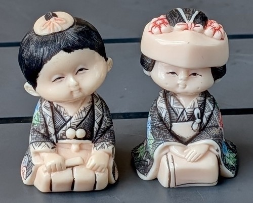 Figurine couple japonais - figurine,