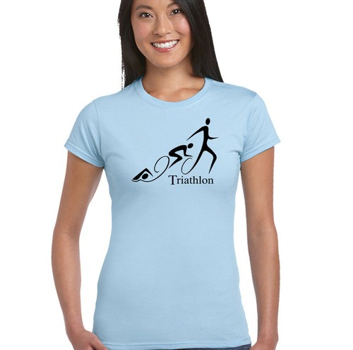 Shirt curly femme triathlon - t-shirt,