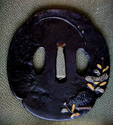 Tsuba sukashi ajouré pin - tsuba,