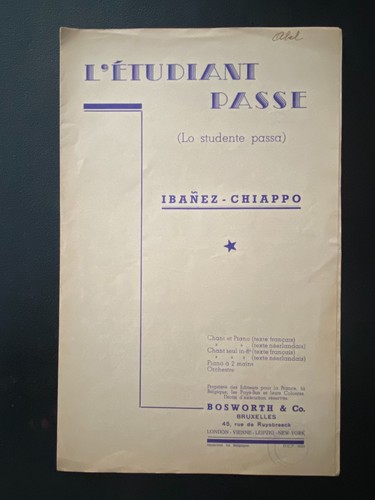 Partition petit format l - format, "