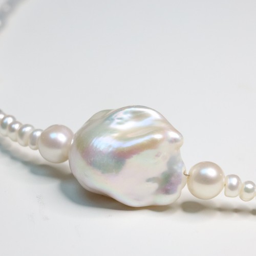 Collier perle culture - de,