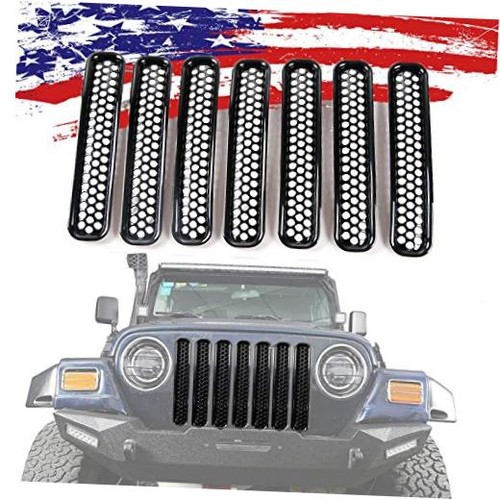 7pcs mesh grill front grille - grill,
