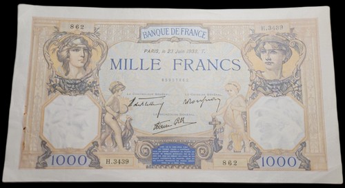 Billet 1000 francs juin - de,