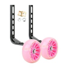 Roues d'entraînement vélo pour enfant 12 14 16 18 20 pouces avec feux clignota