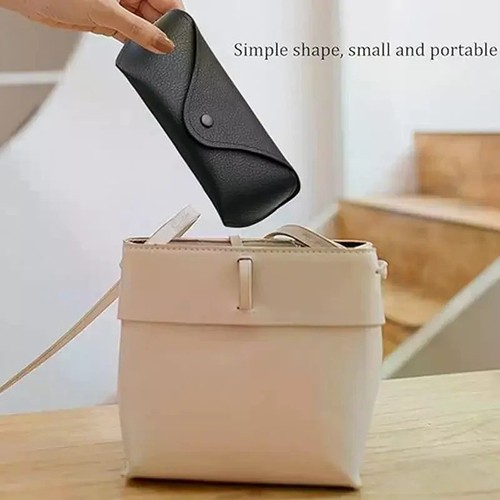Brown leather hard - brown, charging