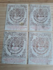lot 4 x étiquettes vin