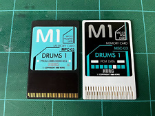 KORG M1 PCM PROGRAM CARDS DRUMS 1 MSC-3S MSC-03/MPC-03