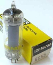 Tube 6CU5 SYLVANIA NOS NIB neuf en boîte