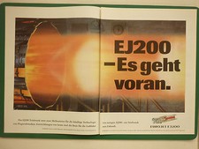 6/1990 PUB EUROJET EUROPEAN MILITARY ENGINE CONSORTIUM EJ200 ENGINE GERMAN AD