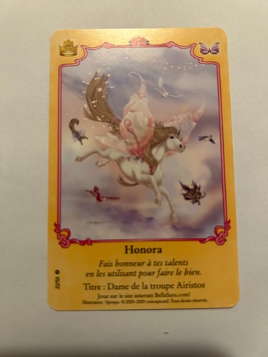 Carte bella sara honora 55 - carte,