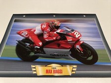 Max Biaggi Yamaha pilote course fiche carte moto passion collection Atlas