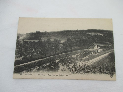 Cpa epinal canal carte - le,