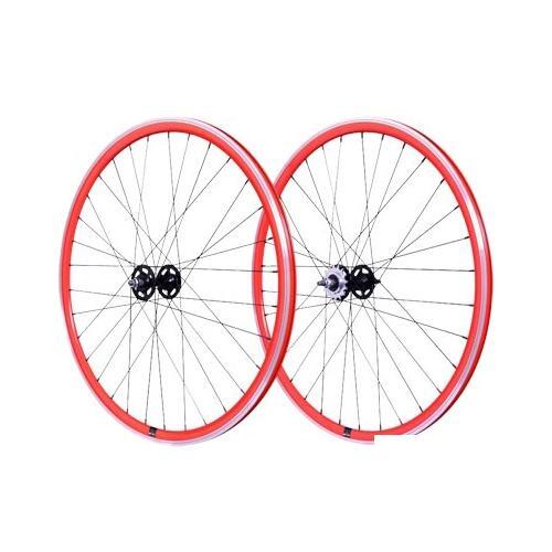 Roue velo fixie - , rouge