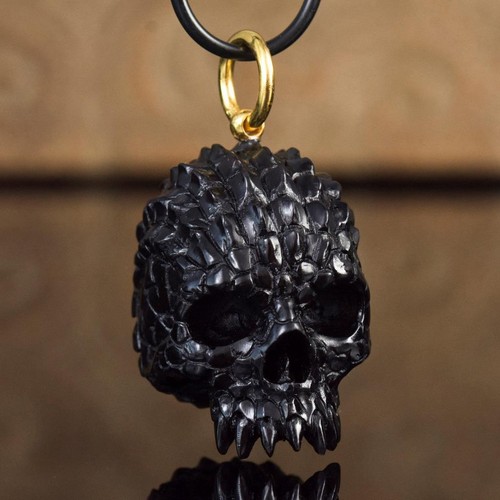 Alien pendentif crâne - pendentif,