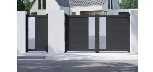Ensemble portail aluminium