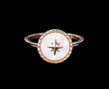 Bague fine plaqué or rose