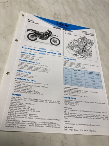 Suzuki dr650se sp46a 98 - 96,