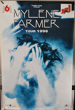 MYLENE FARMER - Affiche concert originale roulée "Tour 1996"  78x118cm