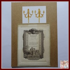 H. VIAN Bronze Bronzier Lampe Girandole Lanterne 19è