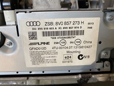 ecran mmi multimedia navigation audi a3 s3 alpine