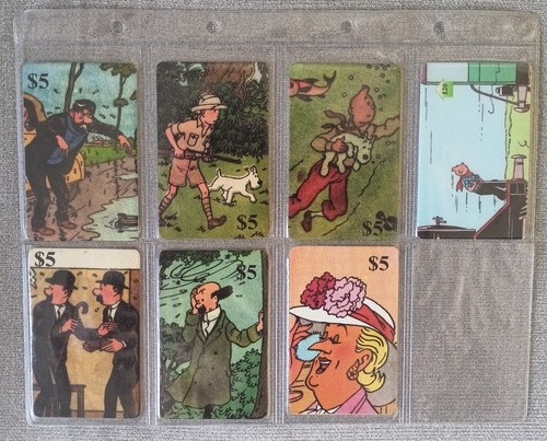 Tintin série cartes - tintin,